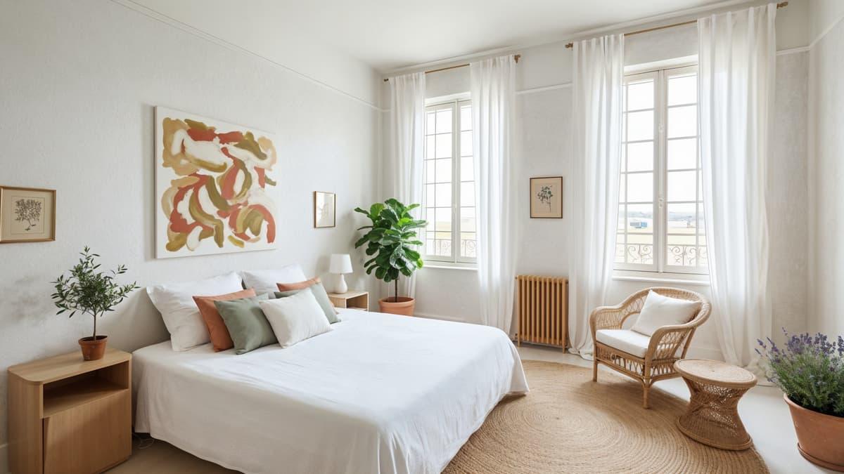 Old bedroom renovation to Provençal style