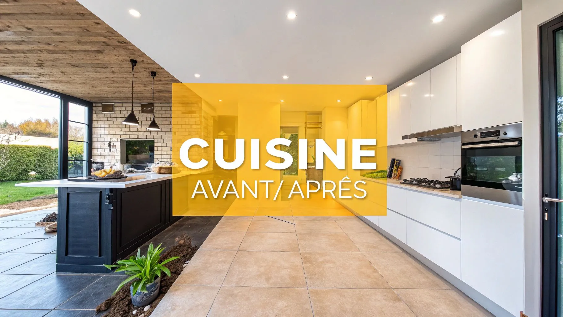 Home staging cuisine avant/après: 8 astuces